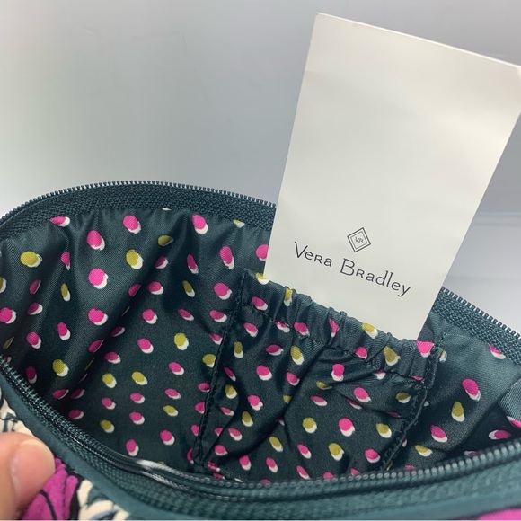 Vera Bradley Belt Bag Fanny Crossbody Purse Falling Flowers Green - Picture 6 of 11